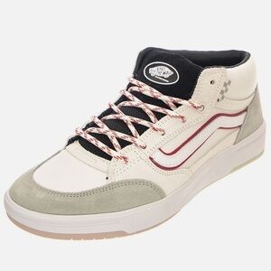 NEW Vans Zahba Mid Gray Multi Color Men’s Sneakers Size 8.5